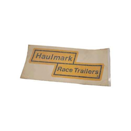 HAULMARK Race Trailers Yellow Decal 12