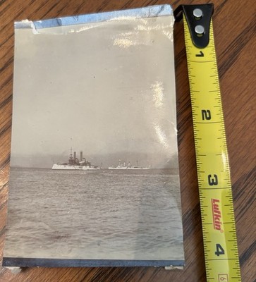 1920s Photo Great Lakes Coast Guard Cutter Ship