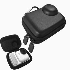 Black Carrying Case For Insta360 GO Ultra Hard Storage Bag Travel Carabiner