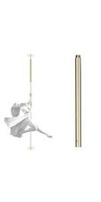 Yescom 750mm Steel Dancing Pole Extension for 45 mm Spinning Pole Home Club Gold