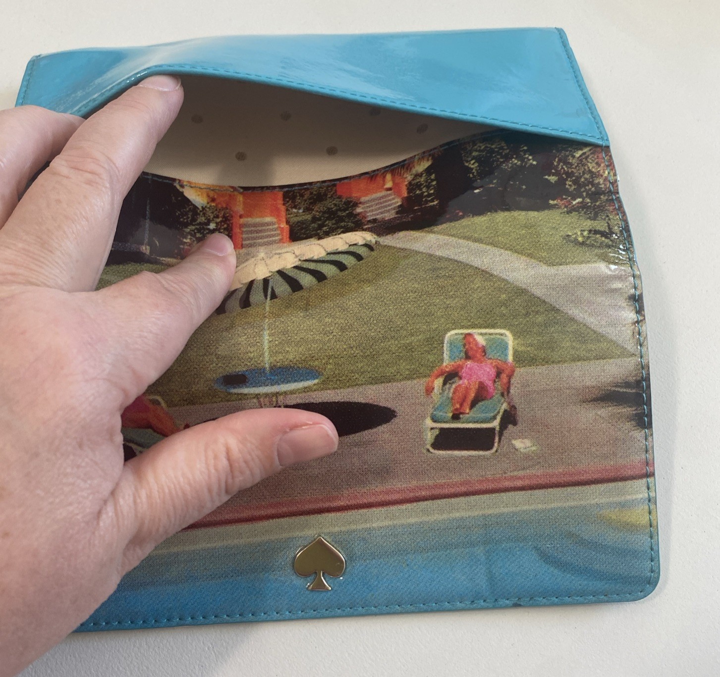 Kate Spade Rare Beach Lounge Wallet Woman Pool Side thumbnail 15