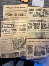 APOLLO 13 NEWSPAPER COLLECTION  Herald Examin...