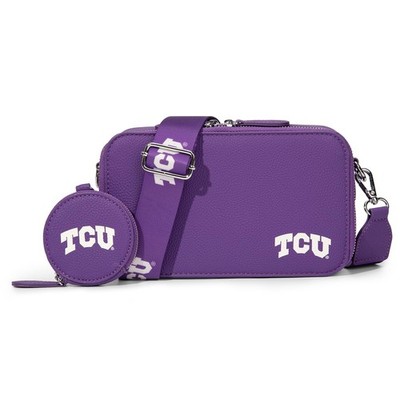 Montana West TCU Crossbody Bags, Horned Frogs Team Shoulder Purse & Mini