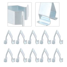 10pcs Pressure Strip Clip Door Threshold Panel Metal Trunk No. 1 Interior