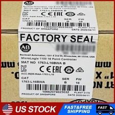 New Sealed AB 1763-L16BWA MicroLogix 1100 16 Point Controller 1763L16BWA US