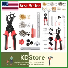 Leather Hole Punch Tool Kit Multi-Size Puncher for Belts, Watches, DIY Projects