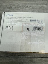 Jaclo 272-CB New England & Massachusetts Style Mass Code Appr. 17G P Trap *READ*