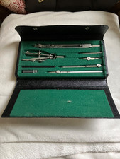 Vintage Tacro Drafting Set In Case Made in Germany 9 Pieces