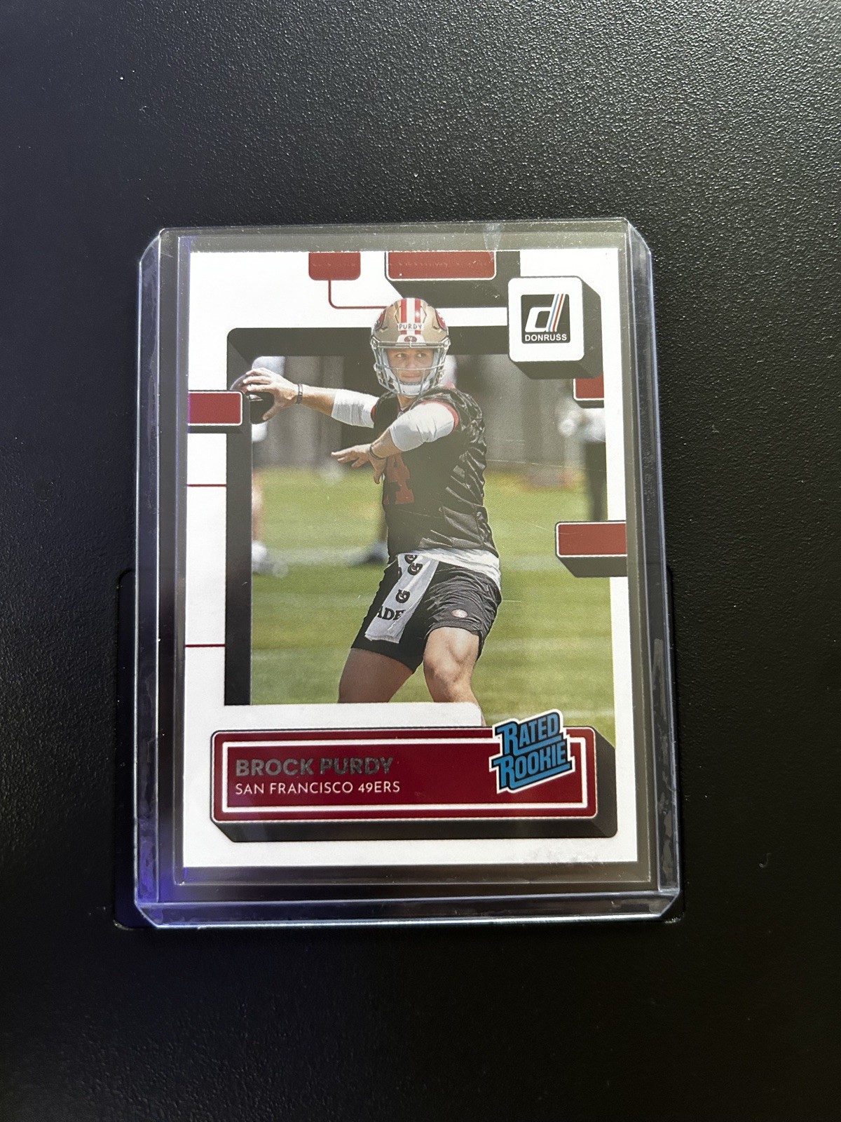 2022 Panini Donruss Rated Rookie Brock Purdy #374 (RC)