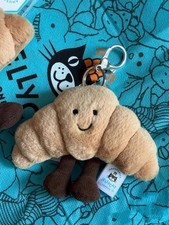 Jel /cat  Croissant Bag Charm Plüsch Anhäng...
