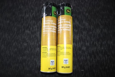 John Deere TY24416 Multi-Purpose HD Lithium Grease, 14 Oz Cartridge - 2-Pack