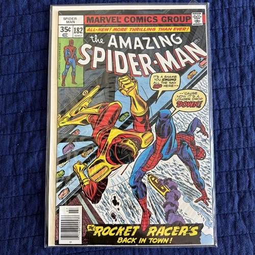 The Amazing Spider-Man #182 Peter 1st Proposes To Mary Jane! Rocket Racer