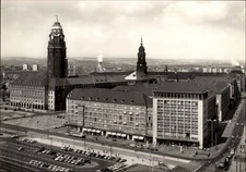 RPPC Dresden City Hall view Germany vintage postcard n355