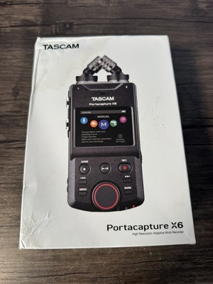 Tascam Portacapture X6 32-Bit Portable Audio Recorder (PORTACAPTURE-X6) New