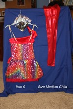 Weissman Girls Dance Outfit Costume Size: Medium Child