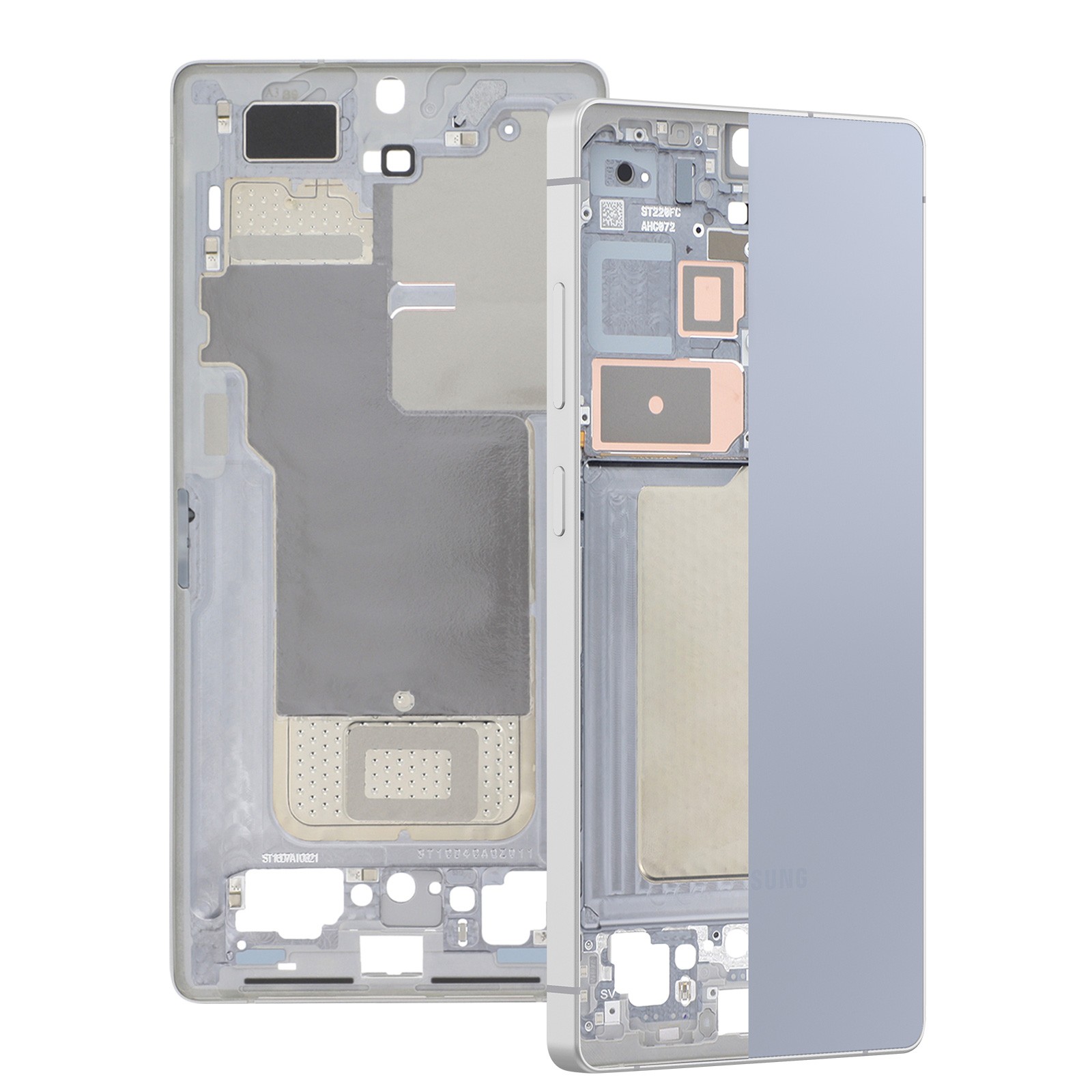 Coque centrale Galaxy S25 Ultra originale pour réparer un châssis rayé