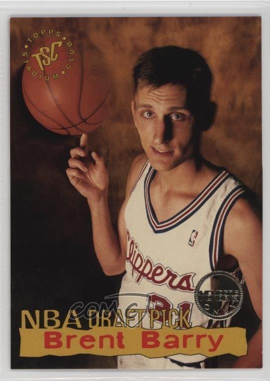 1995 Topps Stadium Club NBA Draft Picks Members Only Brent Barry Rookie RC 0hr4