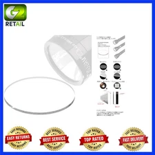 Tempered Glass Lens Upgrade for C/D Maglite - Shatterproof & Waterproof