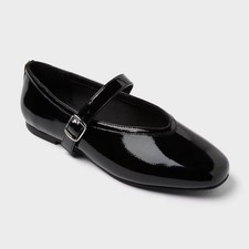 Women's Elena Mary Jane Flats-A New Day- Memory Foam SZ:7 Black ORG: 35 NEW