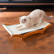 Sisal Cat Scratcher Bed for Indoor Large Cats Lounger Sleep, Natural Durable C