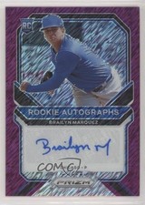 2021 Panini Prizm Rookie Purple Shimmer 6/7 Brailyn Marquez #RA-BM Auto 0c2