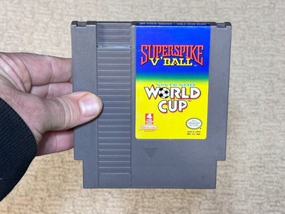 Super Spike Volleyball / World Cup  - Nintendo NES Game Cartridge - Authentic