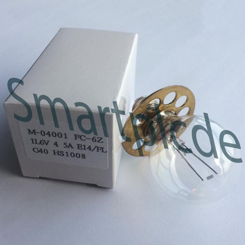 Lampadina Oftalmica 9 Fori E14 6V 4,5A 27W | Per Microscopio Haag Streit HS900-930 E KNOKR678
