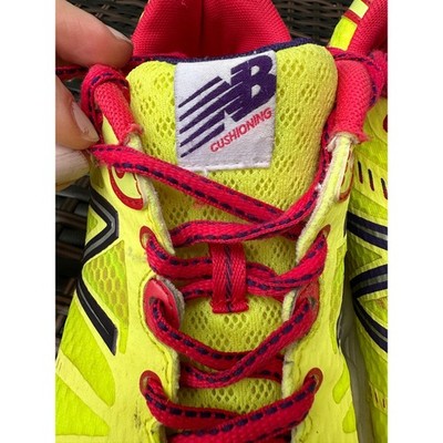 New Balance 780 V4 Womens Running Shoes Neon Yellow Pink W780YR4 Size 8.5 B
