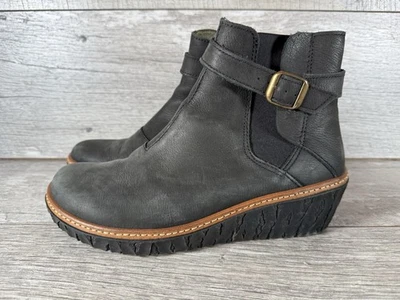 El Naturalista Gray Brown Taupe Suede Leather Ankle Boots Zip Size EU 39 US 8.5 - Image 1 of 4