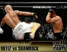 2011 Topps UFC Title Shot Tito Ortiz - Ken Shamrock Top 10 Title Fights HSC
