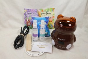 Wax Bear Wax Warmer for Hair Removal Home Waxing kit for women preowned works