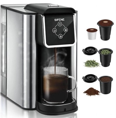 Mecity CoffeeMaker 3 in 1 Single Serve, Better than Keurig compatible w/k-cups &