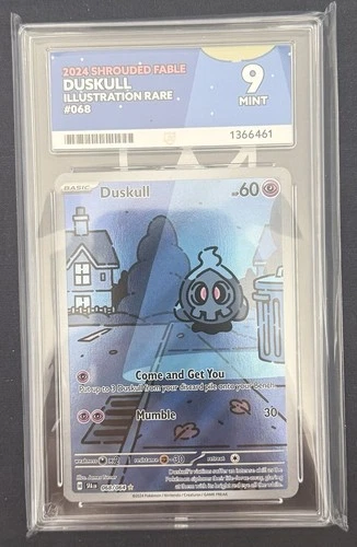 Pokémon TCG Duskull 068/064 Sv: Shrouded Fable Illustration Rare Holo EN Ace 9