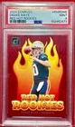 Drake Maye RC 2024 Donruss Red Hot Rookies PSA 9 New England Patriots #RHRDME
