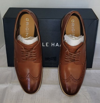 Cole Haan ØriginalGrand Wingtip Oxford - Woodbury Java, Size 10