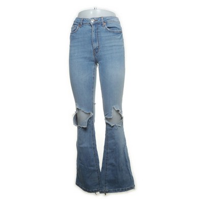 Zara, Jeans, Größe: 36, Blau, Baumwolle/Elasthan, Einfarbig, Denim, Damen #LND