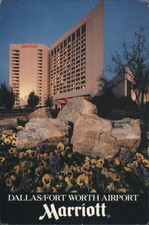 Irving, Texas TX Dallas/Fort Worth Airport Marriott Hotel Vintage Postcard