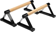 Wooden Stretch Stand, Pushup Stands Bars Calisthenics Handstand,Non-Slip Yoga an