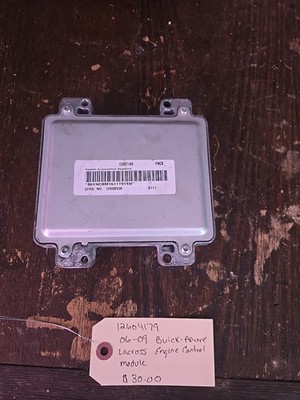 2006-2009 Buick Allure Lacrosse Engine Control Module Unit ECU ECM  12607149 OEM