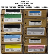 Epson T6361-T6368 Genuine Ink Cartridges LOT of 10