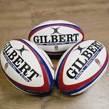 Gilbert Rugby Ball - Official England Replica Ball - Sz: Super Midi - FREE p&p