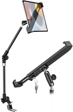 Security Tablet Holder for Truck, Lockable Car Seat Rail Tablet Mount, Heavy Dut