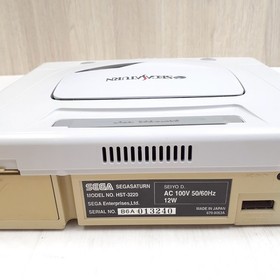 Sega Saturn Console bundle with 2 controllers 3 games &memory Japan White NTSC-J