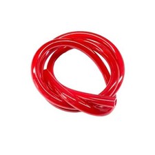 KVAEY Colorful Fuel Line Hose Tube, Flexible Anticorrosion Silicone Gas Red