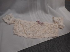 Victoria's Secret Dream Angels Bralette Bra Crop Top Size M Ivory Lace