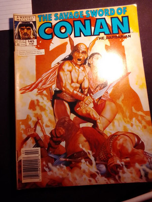 the SAVAGE SWORD OF CONAN the Barbarian 145 : USA Comic