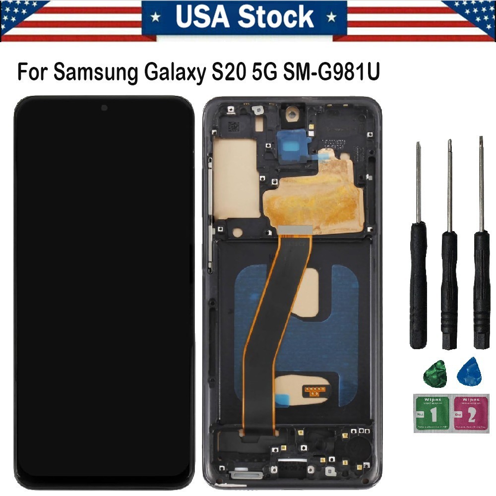 ジャンク GALAXY S20 New For Samsung Galaxy S20 5G SM-G981U OLED LCD Display Touch