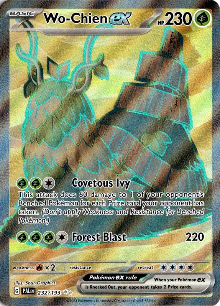 WO-CHIEN EX 232/193 ULTRA RARE PALDEA EVOLVED POKEMON HOLO NM/M