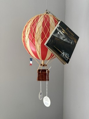 Authentic Models AP161 Travels Light Hot Air Balloon True Red 11.8  Model
