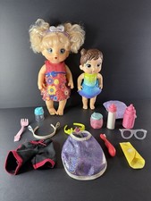 Baby Alive Dolls Accessories: 12 Sweet Tears Blonde Talking, 10 Rainbow Spa